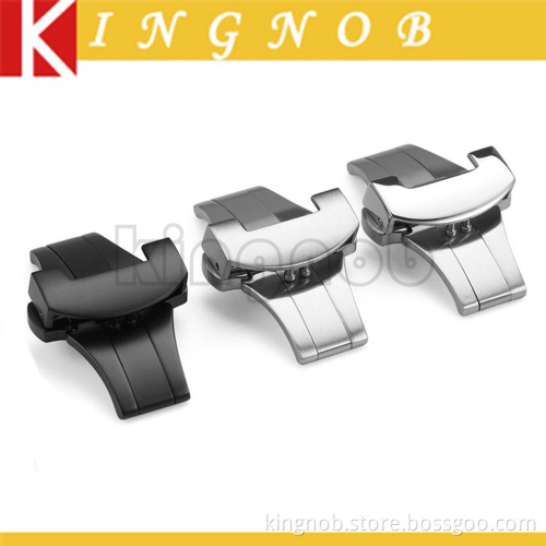 Steel Polish Brush PVD Deployment Folding Clasp For Panerai Watch Band Buckle 22mm